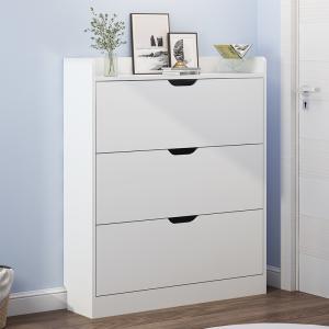 Wholesale Eco Friendly White W24cm Modern Entryway Shoe Cabinet For Livingroom from china suppliers