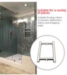 24 Inch Puxador de Inox Bathroom Glass Door Handle Pull for Entrance Door