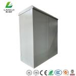 Two Compartments Outdoor Battery Cabinets , External Telecoms Cabinet