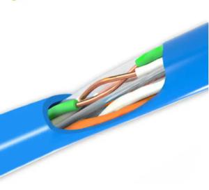 Wholesale OEM 1000MHz Cat7A Ethernet Cable 4 Pairs Low Crosstalk FTP Cat 7A from china suppliers
