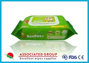 Wholesale Non Toxic Herbal Baby Wipes Unscented Eco Friendly 80 Wipes Per Pack from china suppliers