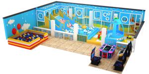 Wholesale Soft Play Equipment Indoor Playground for Parent-Child Restaurant from china suppliers