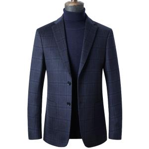 Wholesale Men's Nonwoven Office Wear Customized Logo Slim Fit Black Wedding Suit Blazer Jacket from china suppliers