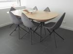Boconcept Ottowa chair by Karim Rashid with assemble stainless steel leg ottoma
