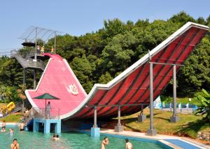 Wholesale Swing Wave Pool Water Slide , Fiberglass Pool Slide Water Paly Equipment from china suppliers