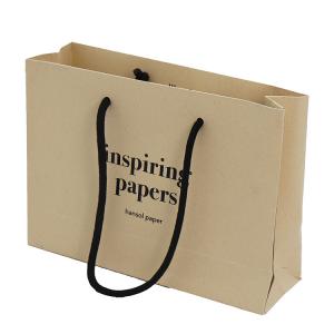 Wholesale Biodegradable Custom Printed Paper Shopping Bags Durable Kraft Paper Material from china suppliers