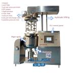 Touch Screen Vacuum Emulsifying Mixer Machine Cosmetic Cream Ointment Bottom