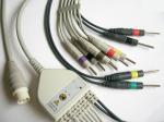 NEC Medical EKG Machine Cable One Piece DIN3.0 IEC AHA Soft And Durable