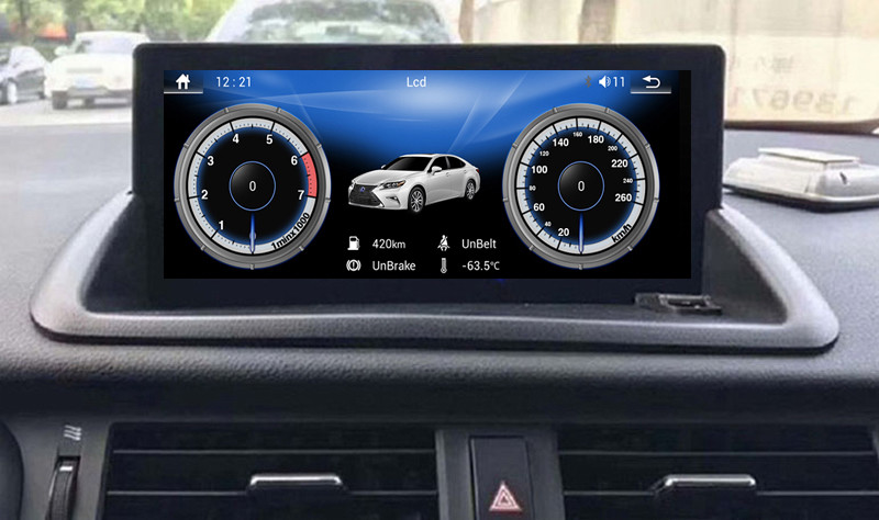 Ouchuangbo car radio dual zone gps navi 1080 video for Lexus CT 200 2011-2017 with USB SWC Bluetooth android 8.1 system
