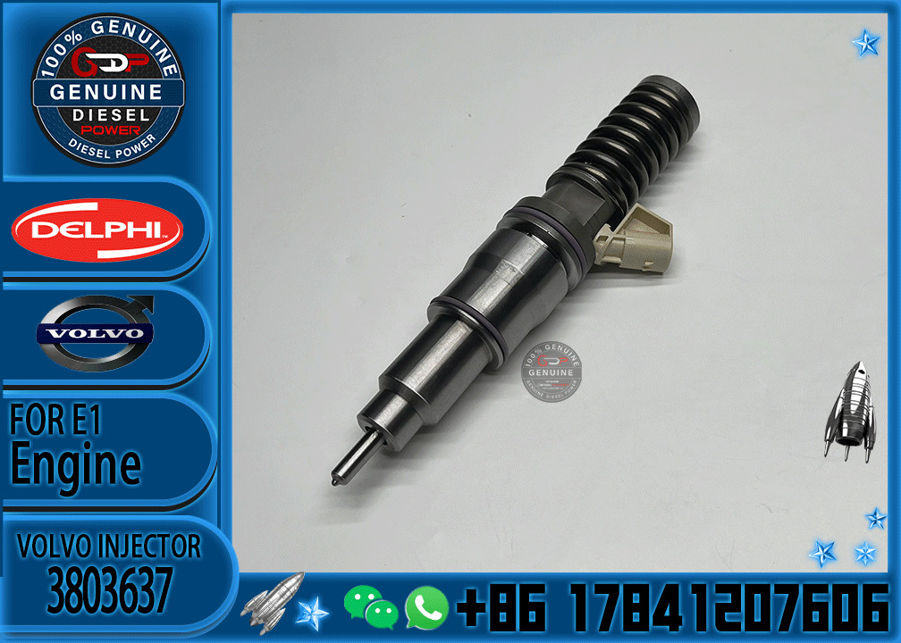 Diesel Fuel Injector 20430583 21582096 3803637 03586247 3586247 3801440 3801441 For Excavator Engine