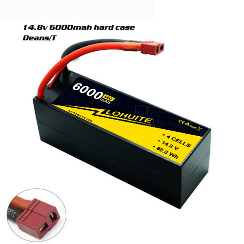 Optimal Balance Of Power And Capacity 4S 14.8V Lipo Battery 6000mah 60C For RC Car