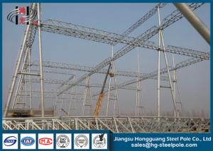 Wholesale Hot Dip Galvanized / Painting Substation Steel Structures For Transmission Line Project from china suppliers
