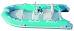 Semi - FRP Inflatable RIB Boats Tube 3.3 Meter Length Pink Color