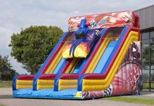 Wholesale Exciting Car 0.55mm PVC Adult Inflatable Slide For Rental Business from china suppliers