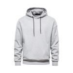 Light Tan Grey Black Fuzzy Hoodie Mens Slim Fit Pullover 100 Percent Cotton