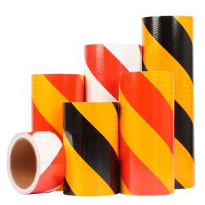 Wholesale PVC Crystal Lattice Self-Adhesive Vehicle Conspicuity Traffic Safety Warning Reflective Tape Extraordinary Stickiness from china suppliers