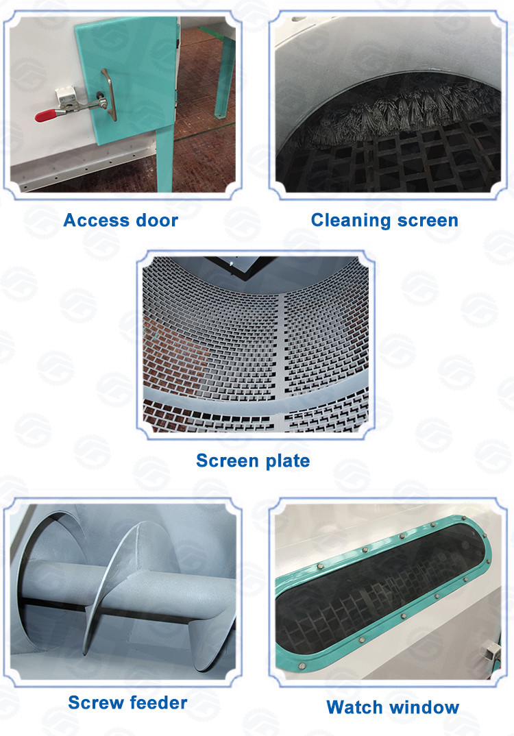 Drum Feed Clean Sifter Feed Mill Machine Pre Cleaner Machine