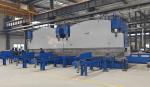 1600Ton wokring force CNC tandem press brake making high mast and monopole