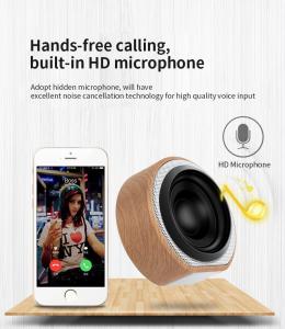 Wholesale Wooden Wireless Bluetooth Speaker BT4.2 HIFI Sound 400mah Battery from china suppliers