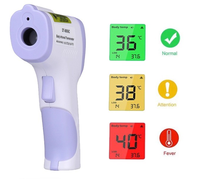 Non Contact Body Digital Infrared Forehead Thermometer IR Forehead Gun With CE Approved