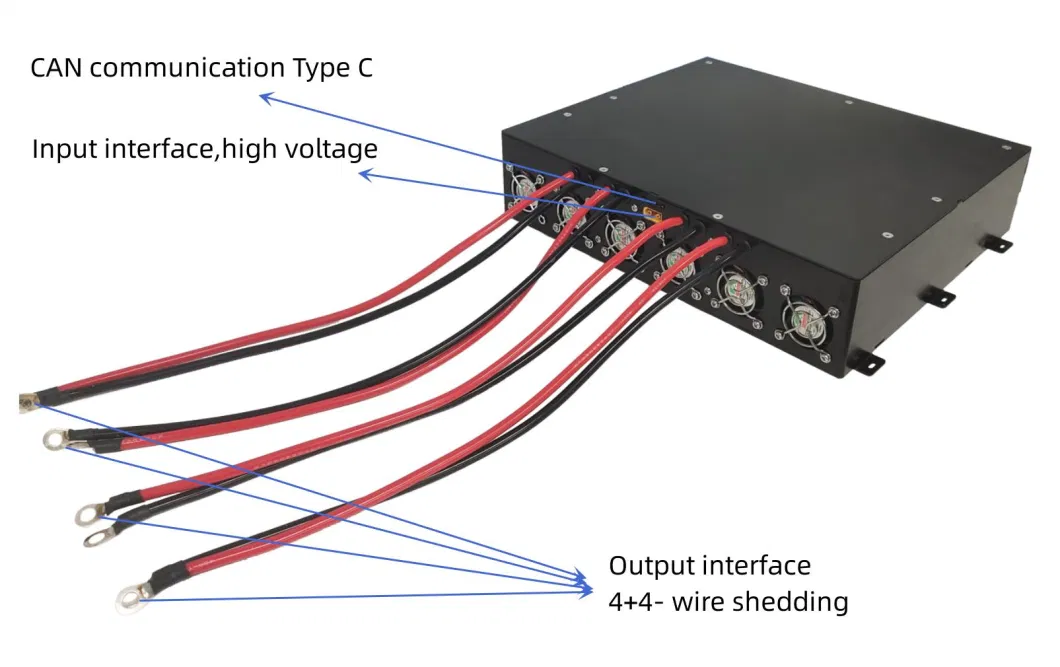 Cable Power System Used for Uav and 4 Rotors Drone Law Enforcement