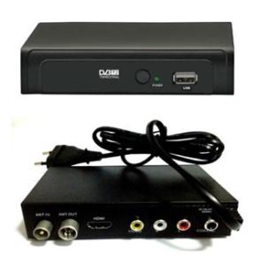 China TV Receiver for Russian market Plastic Mini DVB T2 on sale