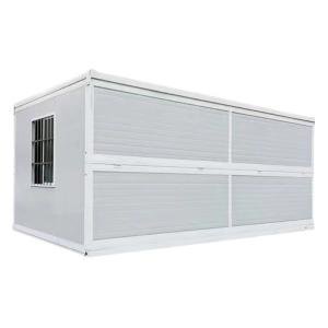 Wholesale Convenient 5950 mm Folding Container Homes Prefabricated House Office Flat Pack House from china suppliers