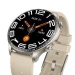 Black 1.6 Inch Smartwatch 5ATM Water Resistant Amoled GPS Smartwatch