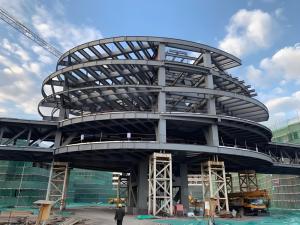 Wholesale Custom Design Prefabricated Shopping Mall Metal Frame Commercial Buildings Antirust from china suppliers