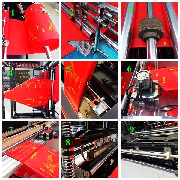 High speed PP non woven bag making machine for non woven shopping bag