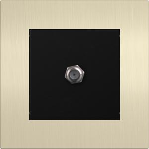 Wholesale D8B Stainless Steel Multimedia Wall Socket Satellite TV / Digital TV from china suppliers