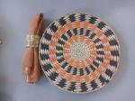 Hot Sale Eco- friendly Handmade Natural Water Hyacinth Woven Table Placemat