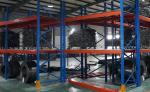 Rugged Yellow Industrial Grade Steel Storage Racks For Maximum 2000kg/pallet