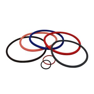 Wholesale Various Industrial big and small orange blue black colorful silicone rubber o ring with high heat resistant from china suppliers