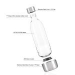 Silk Screen Printing Logo Stainless Steel Soda Maker Bottle 20 000 PCS Supply