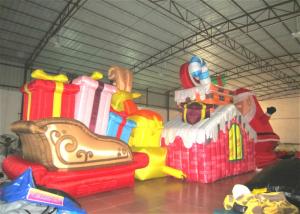 Wholesale Waterproof PVC Inflatable Christmas Decorations Strong Fabric Inflatable Santa Claus for decoration from china suppliers