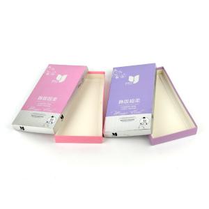 Wholesale Gold Stamping Underwear Packaging Box Gloss Lamination For Bra / Socks from china suppliers