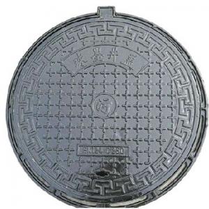 China Round D400 Manhole Cover And Frame 44kg For Urban Arteries on sale