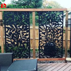 Wholesale 1/6 Laser Cut Yard Weathering Steel Corten Metal Garden Screens 2mm Thickness from china suppliers