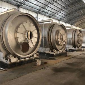 Wholesale 300sq meter Area Required 15 TPD Waste Tire Oil Pyrolysis Machine for Oil Recycling from china suppliers