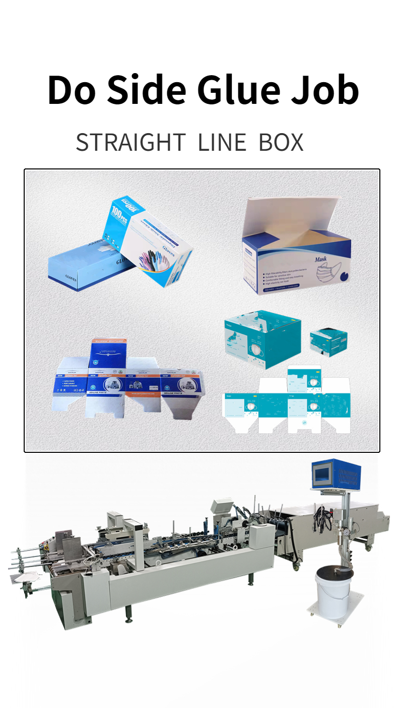 CQT-800 Automatic Folder Gluer Machine for Aluminum Foil and Tin Foil Packaging Box