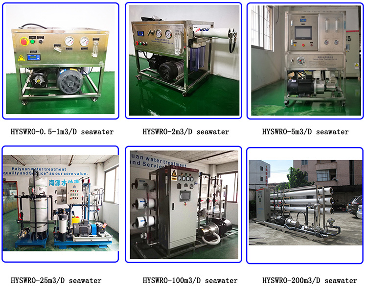 Marine Water Salt Water Desalination Plant RO Sea Water Seawater Desalination Plant for Salt Water