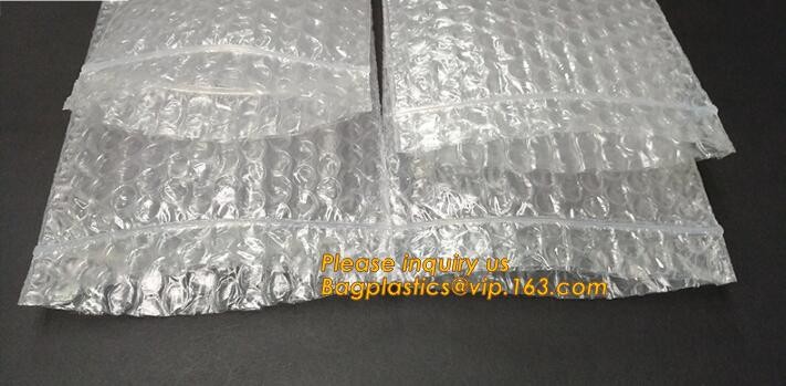 Holographic Zipper Slider Zip Lock Bubble Bag,Cosmetic Zipper Bag/Rose Gold Slider Bubble Bag with Logo,Slider Bubble Zi