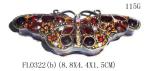 Butterfly trinket box metal necklace jewelry box