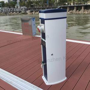 Wholesale Aluminum Alloy Water Power Pedestal Stainless Steel Water Power Pedestal Dock Power Water Pedestal For Yacht from china suppliers