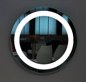 Wholesale IP44 Hotel Makeup LED Backlit Mirror / Luxury Oval Bathroom Mirrors from china suppliers