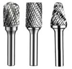 3mm 6mm Tungsten Steel Yg8 Carbide Rotary Burr For Wood Sphere Concave Cutter
