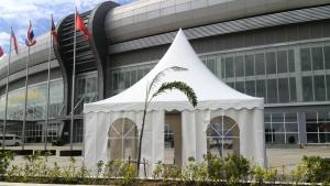 Wholesale Weatherproof Outdoor Aluminum Pagoda Party Tent With 10 Year Frame Warranty OEM from china suppliers