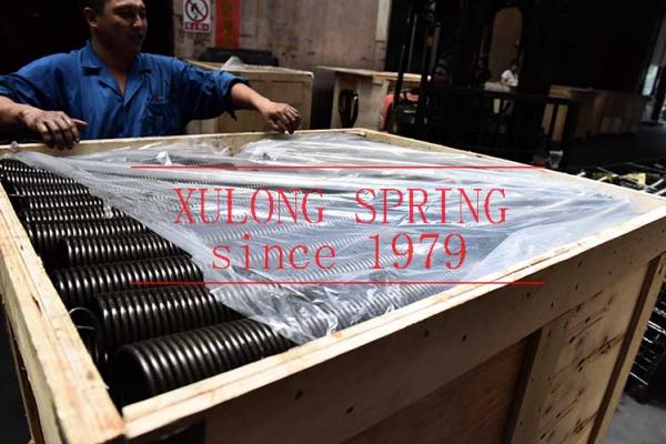 Garage door torsion springs made by XULONG SPRING factory