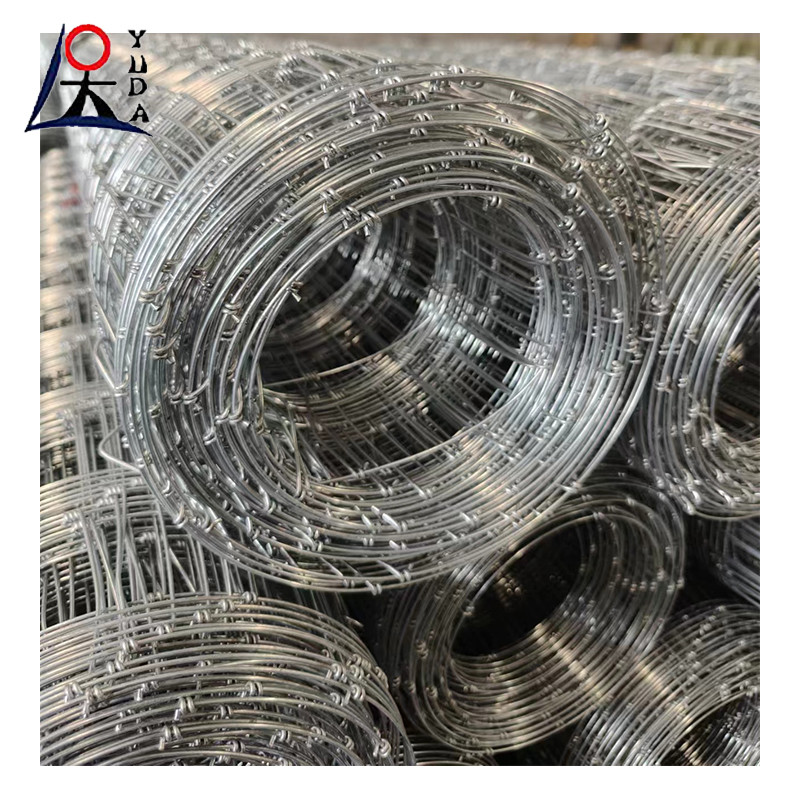 Metal Galvanized Deer Field Fence High Tensile Woven Wire Fixed Farm Cattle Fence